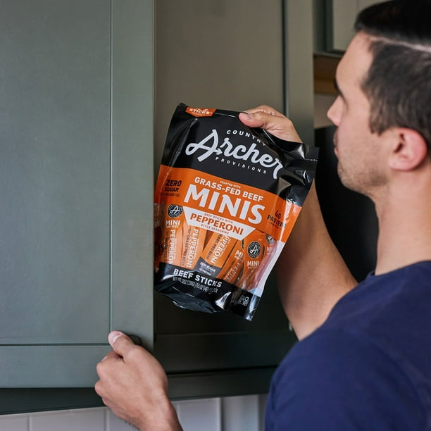 Country Archer Beef Pepperoni Minis, 0.5 oz., 24 pk. - Samsclub.com