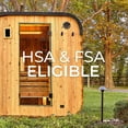 thumbnail image 11 of Backyard Discovery 4-6 Person Cedar Outdoor Cube Sauna with Electric Heater & Glass Door, 11 of 13