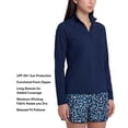 thumbnail image 4 of Lands' End Women's Quarter Zip Rashguard, 4 of 6