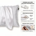 thumbnail image 4 of NIGHT Luxe Care 2-Pack 600 Thread Count 100% Silk Pillowcases, 4 of 9