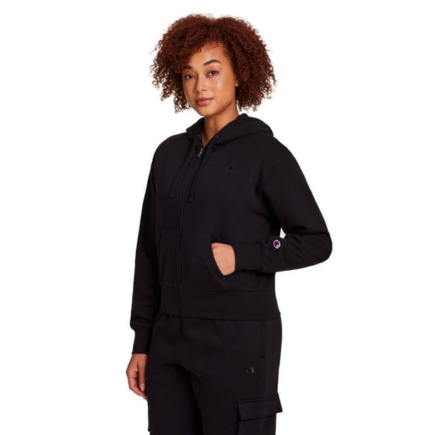 Champion The Almeda Club フーディ BLACK XL Champion Women's Fleece Full-Zip Jacket - Samsclub.com