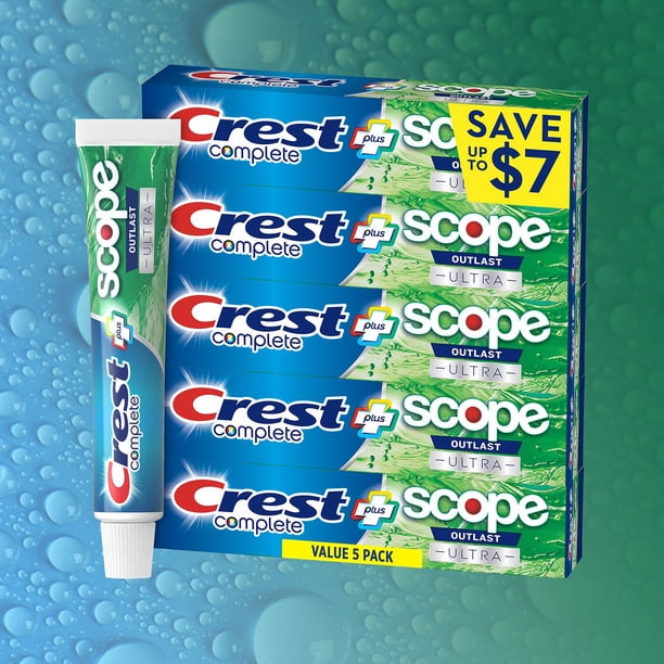 crest anti tobacco toothpaste 3D White Advanced Whitening Toothpaste, 5.2 oz, 5 ct Health Advanced Toothpaste is Dentist Approved 4.6 Oz Crest Toothpaste Gel
