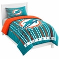 thumbnail image 1 of Logo Brands Miami Dolphins Comforter Set, 1 of 5