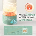 thumbnail image 10 of Momcozy Bottle Warmer + Portable Bottle Brush Set, 10 of 14