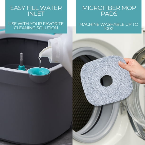 True & Tidy SPIN-800 TrueClean Mop and Bucket System - Samsclub.com