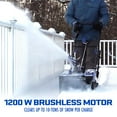 thumbnail image 4 of Snow Joe 18 Inch Wide 48V Cordless Snow Blower with Cover + (2) 4.0Ah Batteries / Charger, 4 of 18