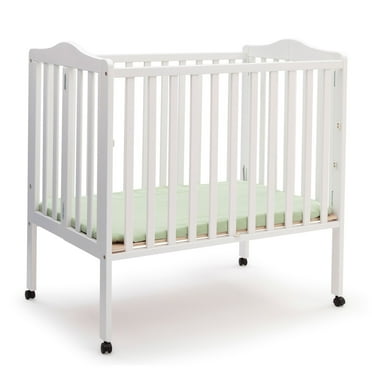Delta Children Portable Crib with Mattress, Choose Color