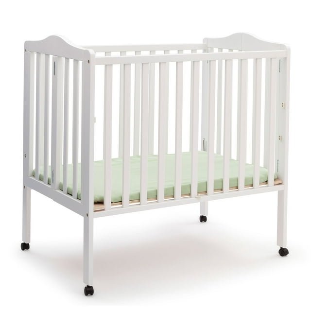 Delta Children Portable Crib with Mattress, Choose Color