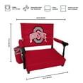 thumbnail image 3 of Logo Brands Ohio State Buckeye Premium Stadium Seat, 3 of 6