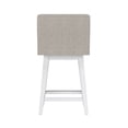 thumbnail image 14 of HH2 Home Upholstered Tapered Back Wood Adjustable Height Swivel Bar Stool, 14 of 19