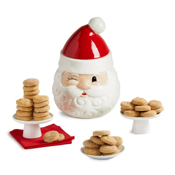 ホワイトゴールドクリスマススワッグ❣️あずき❣️２つセット❣️ Too Good Gourmet Ceramic Cookie Jar - Samsclub.com