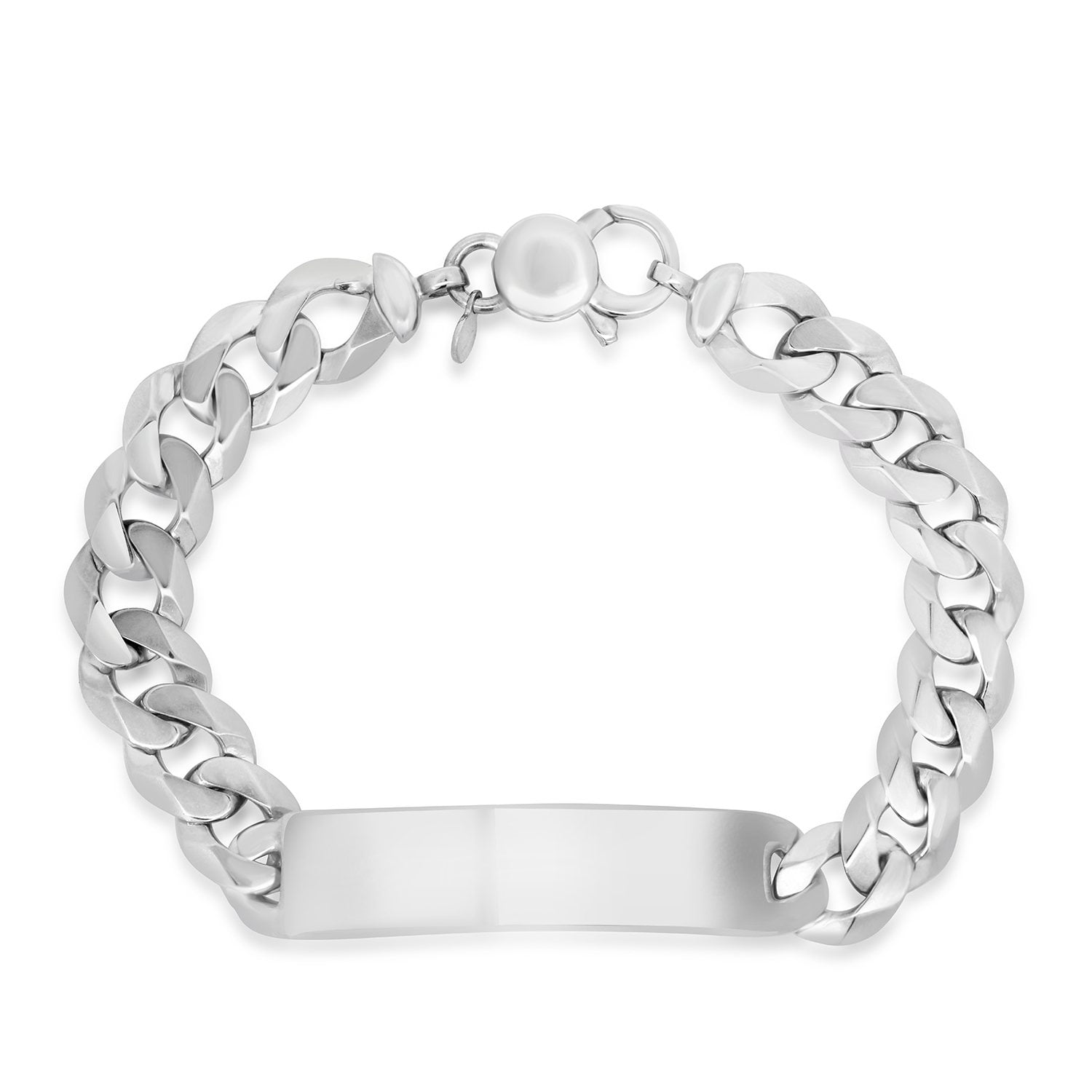 ID Curb Chain Bracelet in Sterling Silver - Samsclub.com