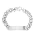 thumbnail image 1 of ID Curb Chain Bracelet in Sterling Silver, 1 of 6