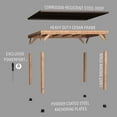 thumbnail image 9 of Backyard Discovery Arcadia Cedar Gazebo with PowerPort, Choose Size, 9 of 9