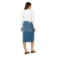 thumbnail image 4 of Edited by Hunter McGrady Women's Denim Midi Skirt, 4 of 11