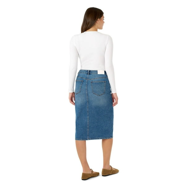 Edited by Hunter McGrady Women's Denim Midi Skirt - Samsclub.com Edited by Hunter McGrady Women's Denim Midi Skirt - Samsclub.com