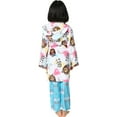 thumbnail image 3 of Character Girls 3-Piece Robe & Pajama Set, 3 of 12