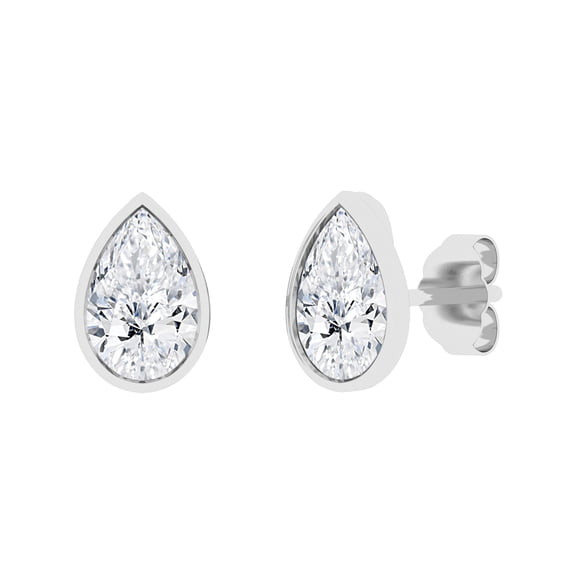 Lab Created Diamond Earrings in 14K Gold