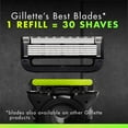 thumbnail image 7 of GilletteLabs Men's Exfoliating Razor, 5 Blade, Handle + 8 Cartridges, 7 of 10