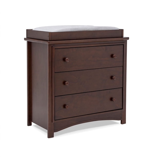Delta Children Perry 3 Drawer Dresser with Changing Top and