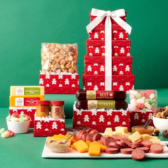 Hickory Farms Holiday Sweet & Savory Gift Tower