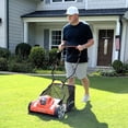 thumbnail image 2 of 20v Lithium-Ion Cordless Reel Mower Kit with 2 Batteries, Charger And Rear Collection Bag, 2 of 9