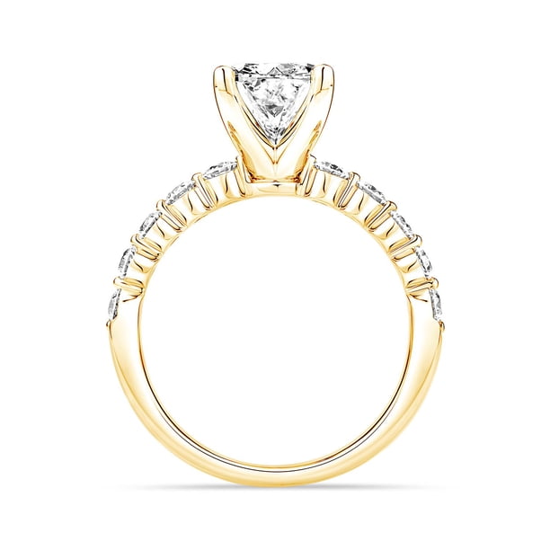3.48 CT.T.W. Elongated Cushion Cut Lab Created Diamond in  display picture 1