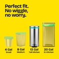 thumbnail image 9 of Glad ForceFlex MaxStrength 13-Gallong Kitchen Drawstring Trash Bags, Bahama Bliss + Febreze, Teal, 120 ct., 9 of 10