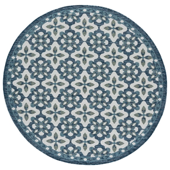 Safavieh Resort Indoor/Outdoor Round Rug Collection, 6' 7"