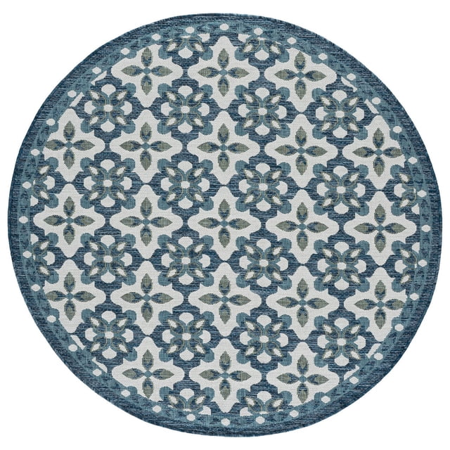 Safavieh Resort Indoor/Outdoor Round Rug Collection, 6' 7"