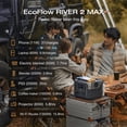 thumbnail image 20 of 1000-Watt EcoFlow River 2 Max Portable Power Station + X Boost Technology / Solar Compatible, 20 of 23