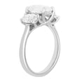 thumbnail image 2 of 3.00 CT.T.W. Lab Created Oval Cut 3 Stone Diamond Ring in 14K Gold, 2 of 2