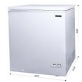 thumbnail image 3 of Thomson Chest Freezer 5.0 cu. ft., 3 of 7