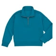thumbnail image 4 of Member's Mark Girls Double Knit Sandwash Quarter Zip, 4 of 6