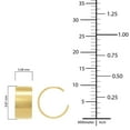 thumbnail image 3 of Micro Mini 14k Gold Ear Cuff, 3 of 6