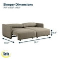thumbnail image 3 of Serta Tamarack Convertible Sleeper Sofa, 3 of 9