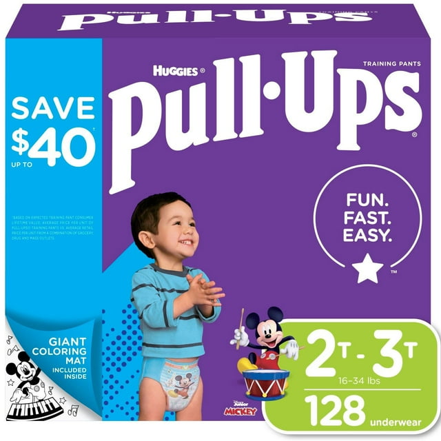 Huggies Pull-Ups Training Pants for Boys, Choose Size