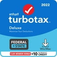 thumbnail image 1 of TurboTax Deluxe 2022 Fed + E-file & State Digital Download, 1 of 6