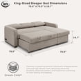 thumbnail image 3 of Serta Hayden Convertible Sectional Sofa, 3 of 10