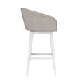 thumbnail image 8 of HH2 Home Upholstered Barrel Back Wood Adjustable Height Swivel Bar Stool, 8 of 19