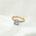 thumbnail image 6 of 1.00 CT. T.W.  Round Cut Cluster Diamond Ring in 14K Gold, 6 of 7