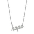 thumbnail image 1 of Sterling Silver and Diamond Identity Necklace, 1 of 8
