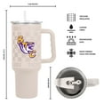 thumbnail image 3 of Logo Brands Benedict Tigers 40 oz. Stainless Steel Tumbler Set, 3 of 6