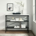 thumbnail image 4 of Crosley Furniture Madeleine Console Sofa Table, Black/White, 4 of 12