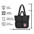 thumbnail image 3 of FIFA World Cup Black Puff Tote, Assorted Countries, 3 of 6