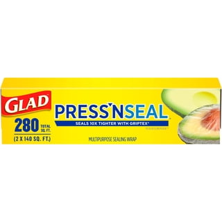 Glad Press'n Seal Plastic Food Wrap 140 sq. ft./roll, 2 rolls