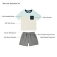 thumbnail image 4 of Member's Mark Toddler Boys 2-Piece Pocket Tee Playwear Set, 4 of 7