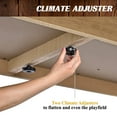 thumbnail image 8 of Barrington Urban 9 ft. Shuffleboard Table With Scratch-Resistant Playfield and 8 Puck Set with Bonus Dartboard, 8 of 9