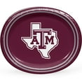 thumbnail image 1 of NCAA Oval Paper Plates, 10" x 12", 50 ct., Choose Team, 1 of 7