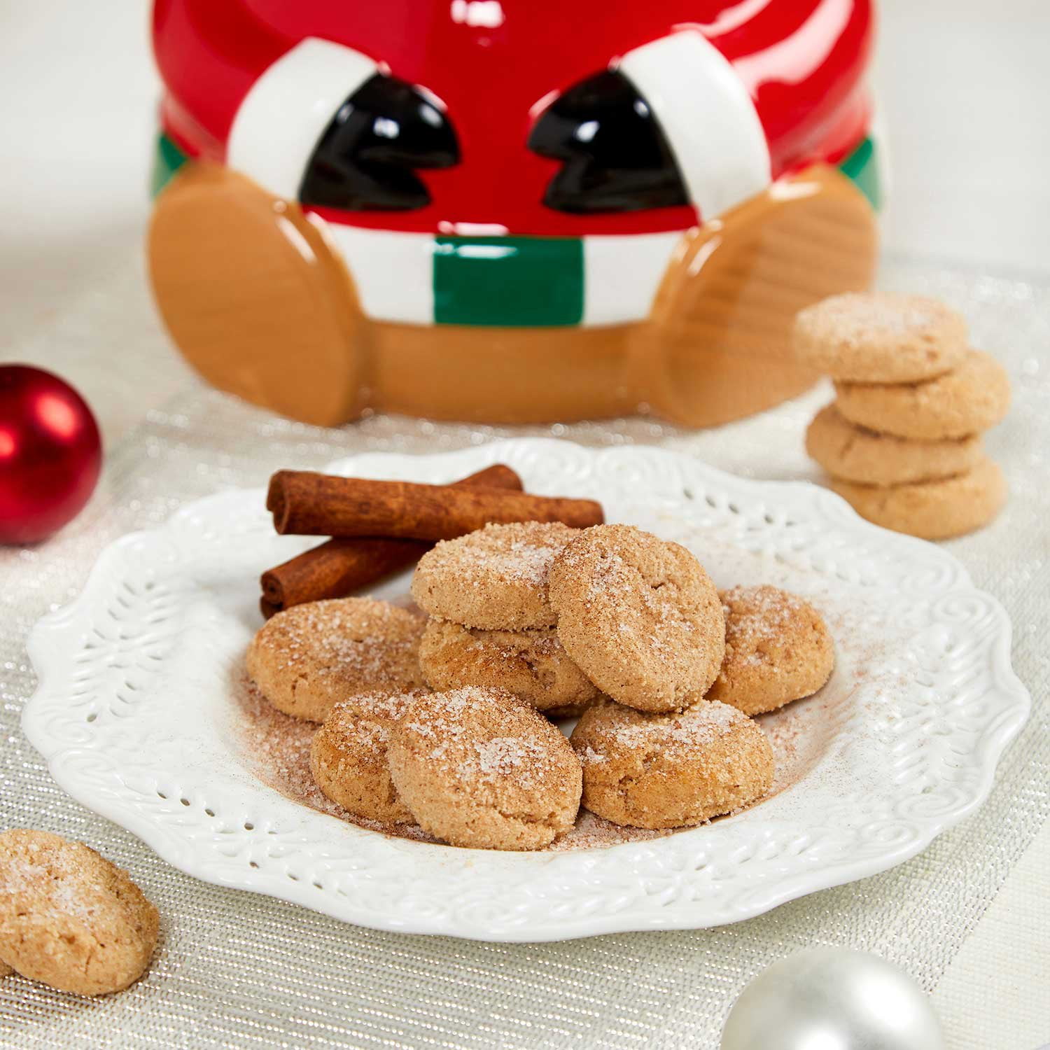 【サンタ様　オーダー出品ページ】　キャンディレッド　ラメ　三つボタン Too Good Gourmet Ceramic Cookie Jar - Samsclub.com